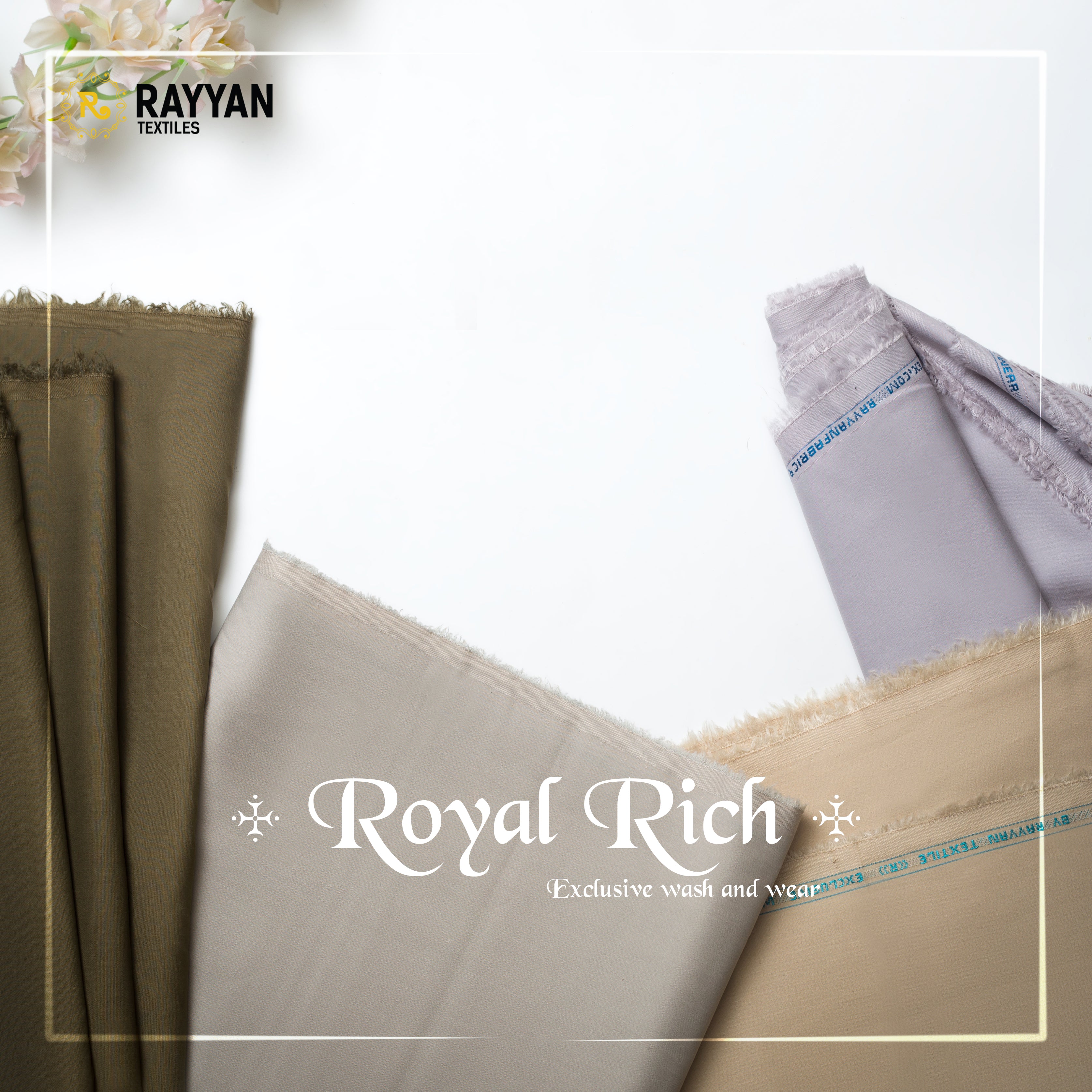Royal Rich - Wash and Wear- Summer Colleciton